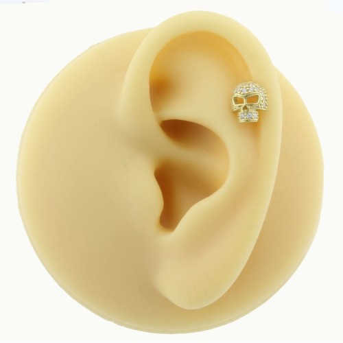 Kurukafa Altın Helix Piercing - 4