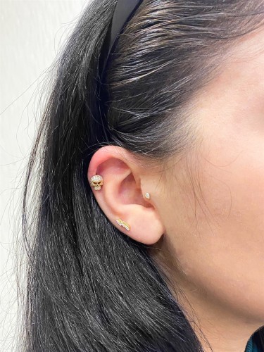 Kurukafa Altın Helix Piercing - 3