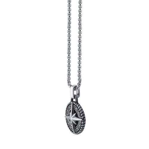 Kutup Yıldızı Çelik Erkek Kolye - CNG Jewels (1)