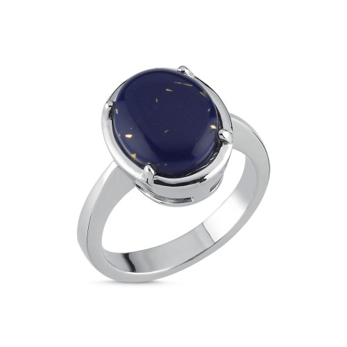 Lapis Lazuli Tektaş Kadın Gümüş Yüzük - CNG Jewels