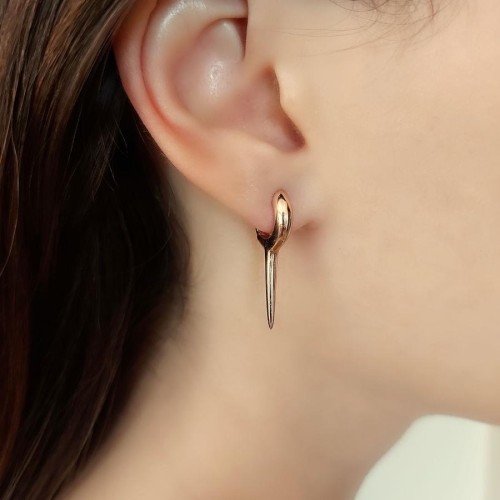Lily Gümüş Kadın Küpe - CNG Jewels