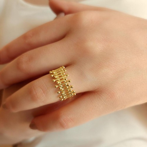 Linda Gold Gümüş Kadın Yüzük - CNG Jewels