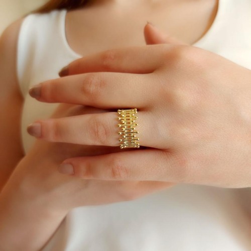 Linda Gold Gümüş Kadın Yüzük - CNG Jewels (1)