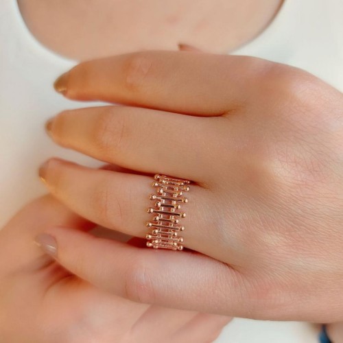 Linda Rose Gümüş Kadın Yüzük - CNG Jewels (1)