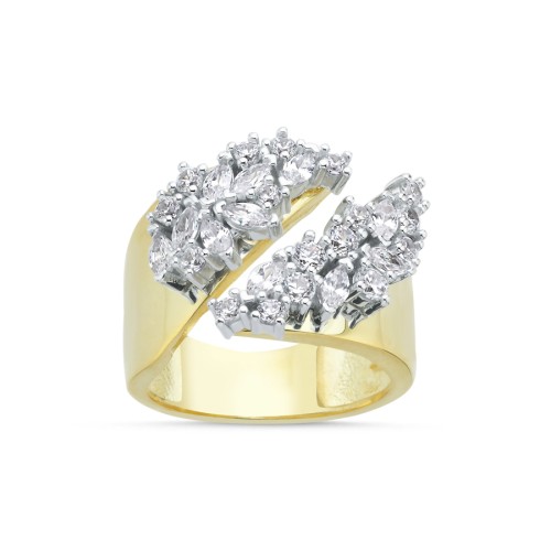 Markiz Luce Kadın Gümüş Yüzük - CNG Jewels