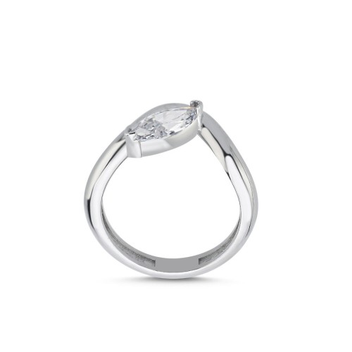 Markiz Tektaş Kadın Gümüş Yüzük - CNG Jewels (1)