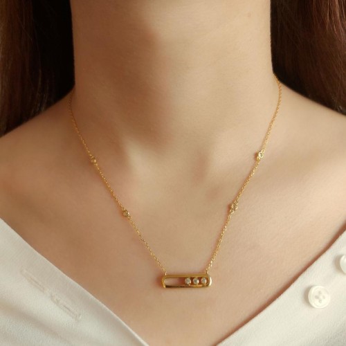 Marla Gold Gümüş Kadın Kolye - CNG Jewels (1)