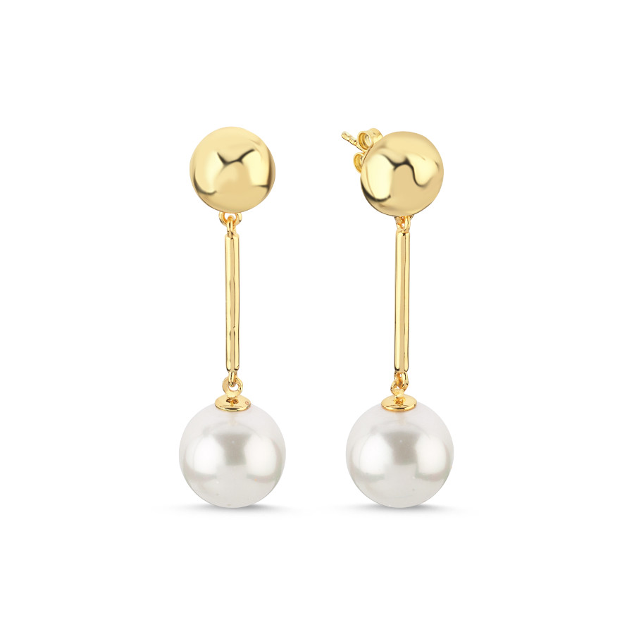 Mina İnci Kadın Gümüş Küpe - CNG Jewels