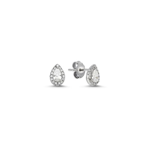 Minimal Damla Tektaş Kadın Gümüş Küpe - CNG Jewels