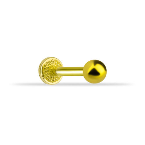 Minimal Top Altın Tagus Piercing - CNG Jewels