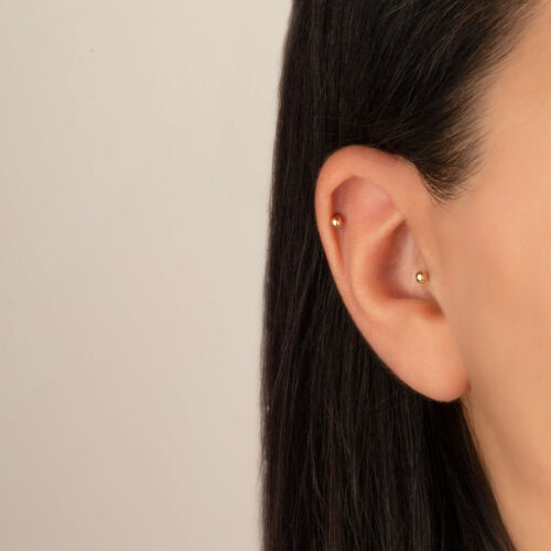 Minimal Top Altın Tagus Piercing - CNG Jewels (1)