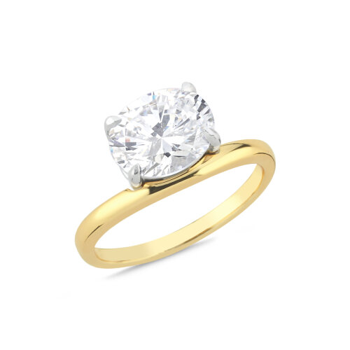 Modern Oval Tektaş Gümüş Yüzük - CNG Jewels (1)