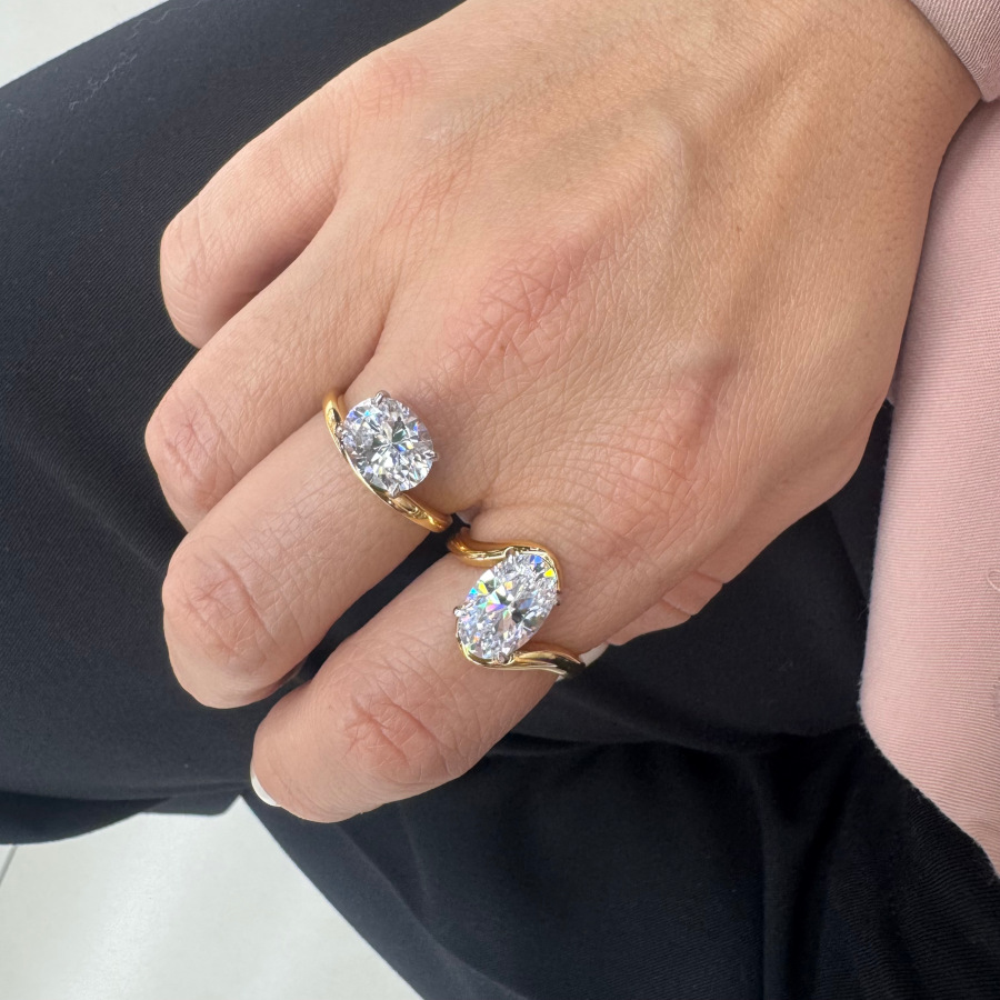 Modern Oval Tektaş Gümüş Yüzük - CNG Jewels (1)