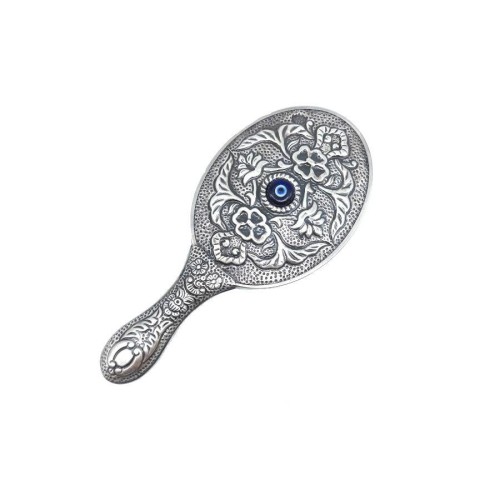 Nazar Boncuklu Gümüş El Aynası - CNG Jewels