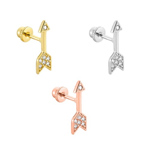 Ok Altın Helix Piercing - 3