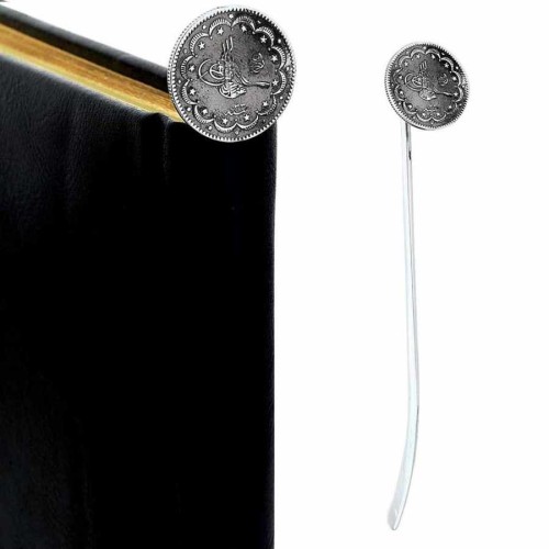  Ottoman Tugra Silver Plated Bookmark - CNG Jewels