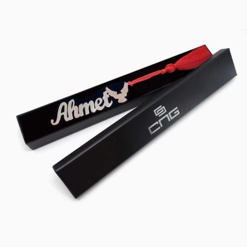 Personalized Name Eagle Silver Bookmark - CNG Jewels