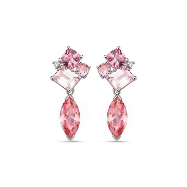 Pinky Sallantılı Gümüş Kadın Küpe - 2