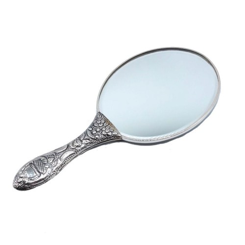  Rose Silver Hand Mirror No 3 - CNG Jewels (1)