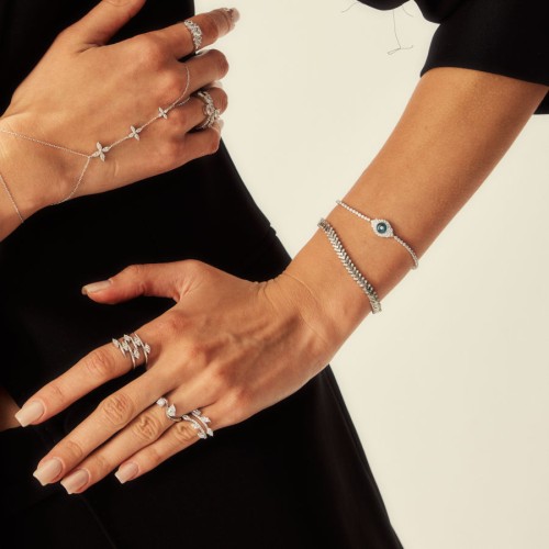 Sergente Suyolu Gümüş Kadın Bileklik - CNG Jewels (1)