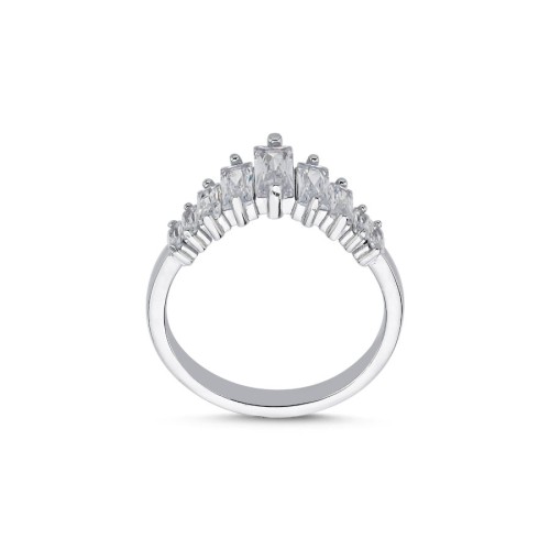 Shiny Crown Gümüş Kadın Yüzük - CNG Jewels (1)