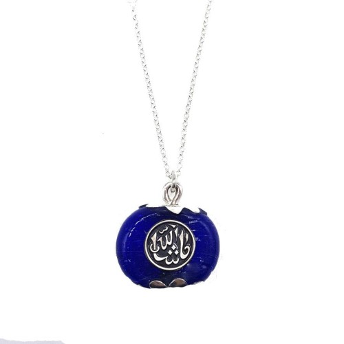  Silver Evil Eye Bead for Car with Mashallah Written - CNG Jewels (1)