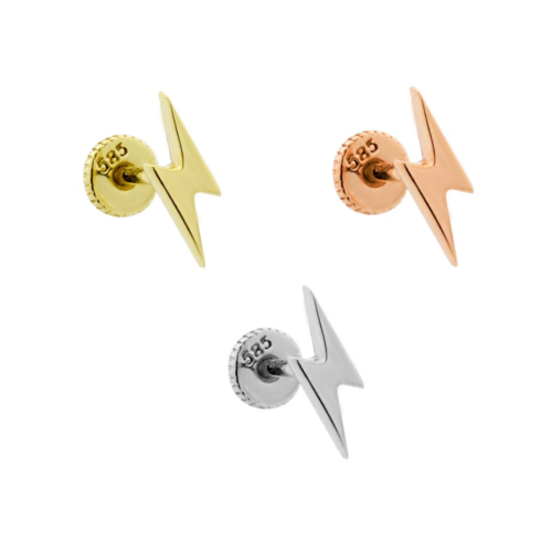 Şimsek Altın Helix Piercing - CNG Jewels (1)