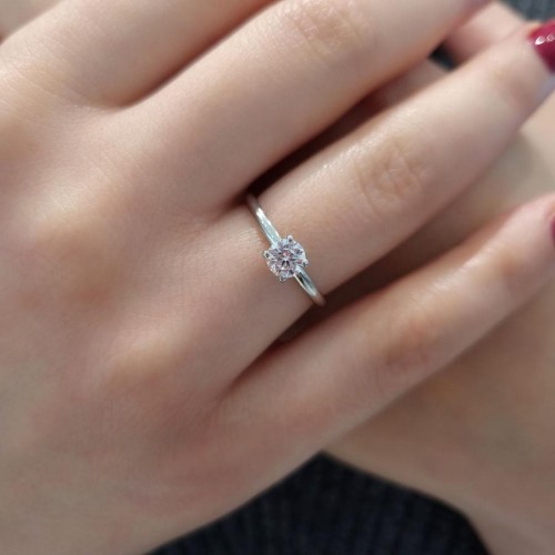 Solitaire Silver Women's Ring - CNG Jewels (1)