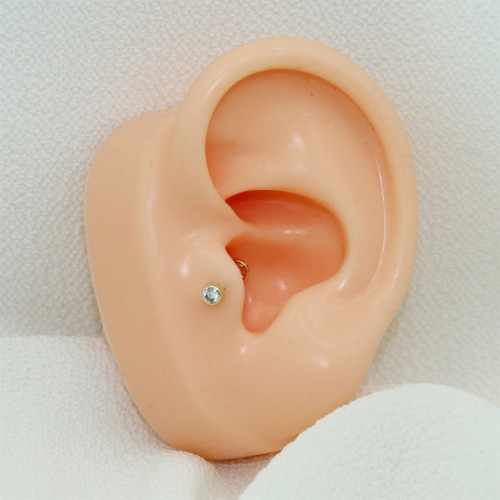 Tektaş Altın Tragus Piercing - 3