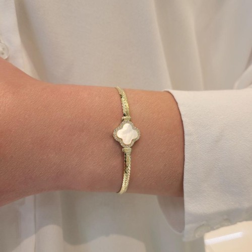 Tuana Yonca Gold Gümüş Bileklik - CNG Jewels