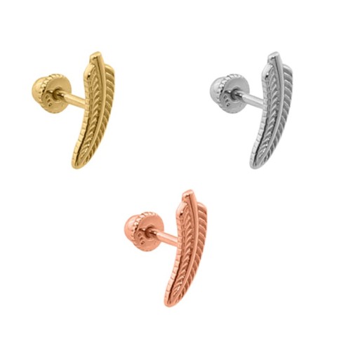 Tüy Altın Helix Piercing Küpe - CNG Jewels (1)