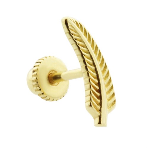 Tüy Altın Helix Piercing Küpe - CNG Jewels