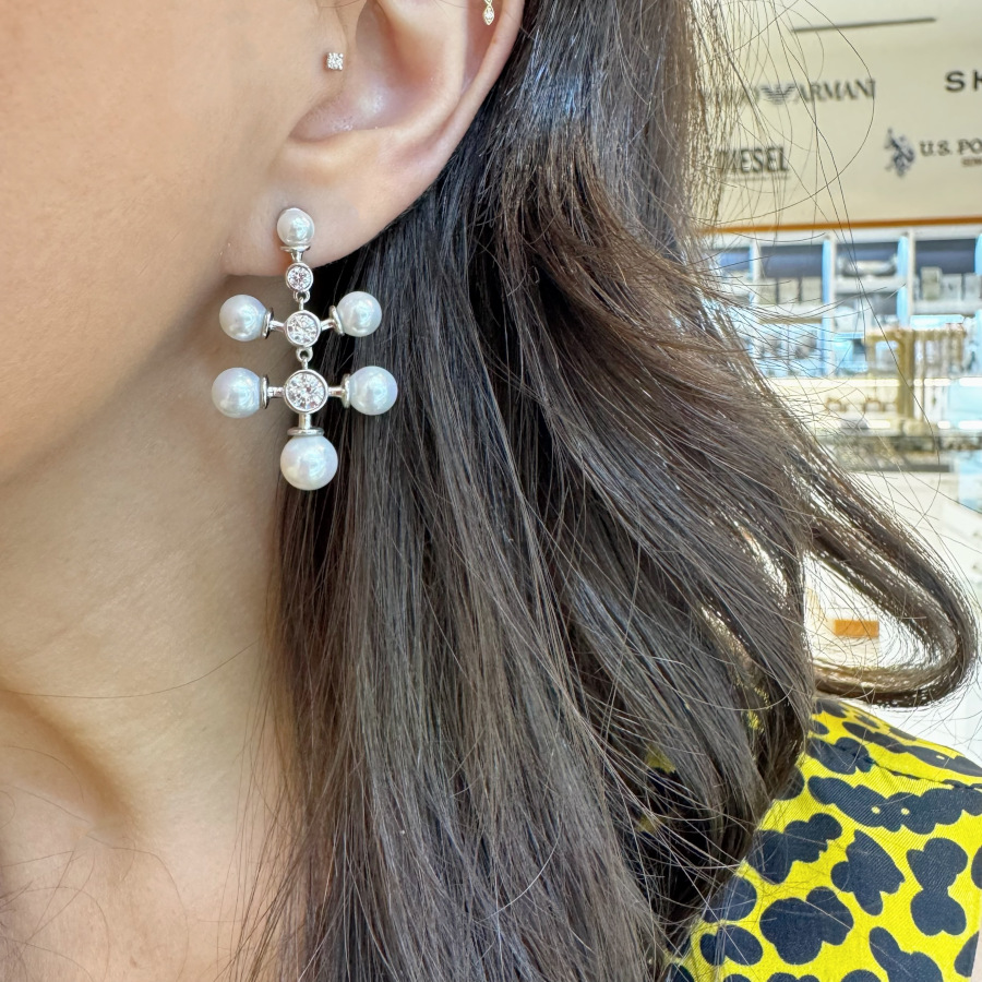 Venüs İnci Kadın Gümüş Küpe - CNG Jewels (1)