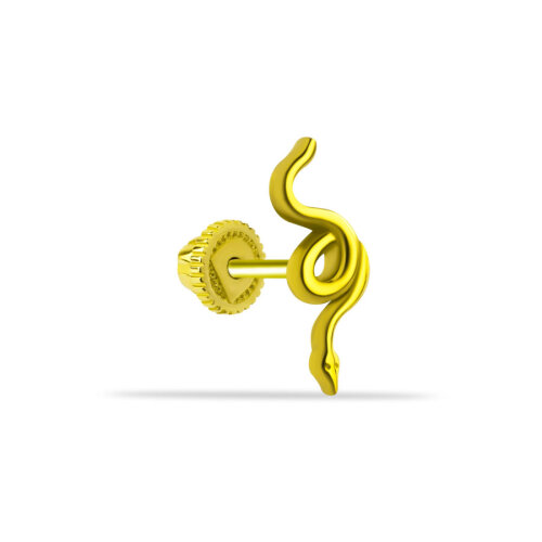 Yılan Altın Helix Piercing - CNG Jewels