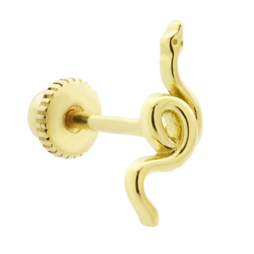 Yılan Altın Helix Piercing - CNG Jewels