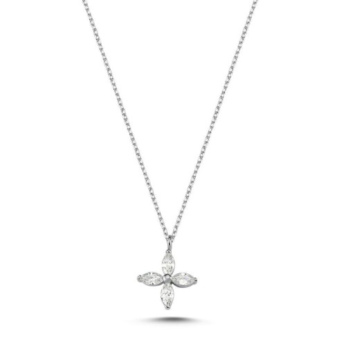 Yonca Markiz Gümüş Kadın Kolye - CNG Jewels