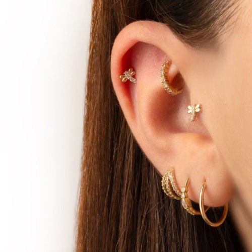 Yusufçuk Altın Helix Piercing - CNG Jewels (1)