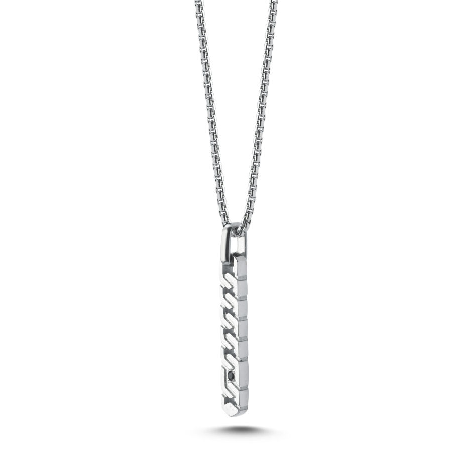 Zipper Çelik Erkek Kolye - CNG Jewels (1)