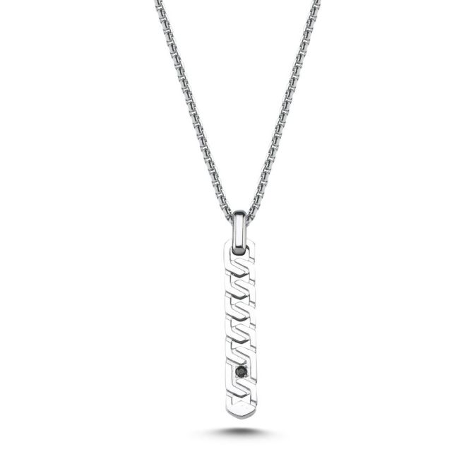 Zipper Çelik Erkek Kolye - CNG Jewels